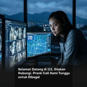 Selamat Datang di 112, Silakan Hubungi. Prank Call Kami Tunggu untuk Dibegal