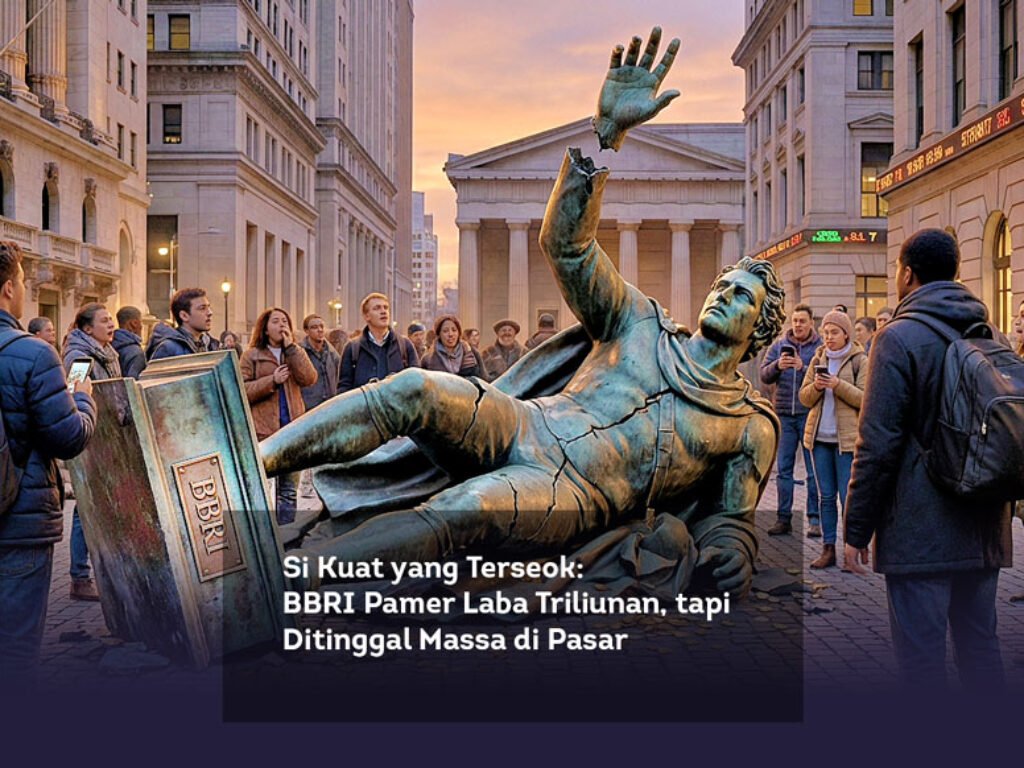 Si Kuat yang Terseok: BBRI Pamer Laba Triliunan, tapi Ditinggal Massa di Pasar