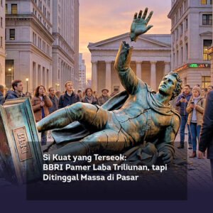 Si Kuat yang Terseok, BBRI Pamer Laba Triliunan, tapi Ditinggal Massa di Pasar locusonline featured image