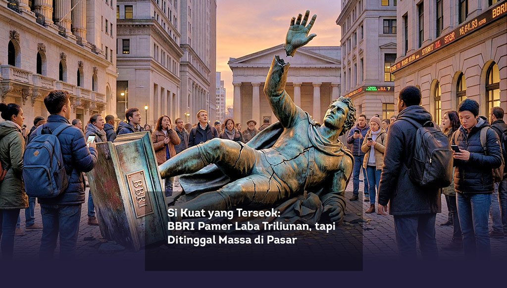 Si Kuat yang Terseok, BBRI Pamer Laba Triliunan, tapi Ditinggal Massa di Pasar locusonline featured image