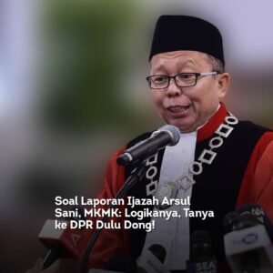 Soal Laporan Ijazah Arsul Sani, MKMK: Logikanya, Tanya ke DPR Dulu Dong!