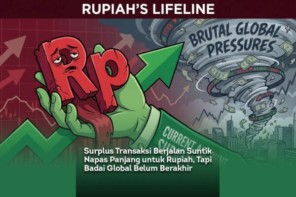 Surplus Transaksi Berjalan Suntik Napas Panjang untuk Rupiah, Tapi Badai Global Belum Berakhir