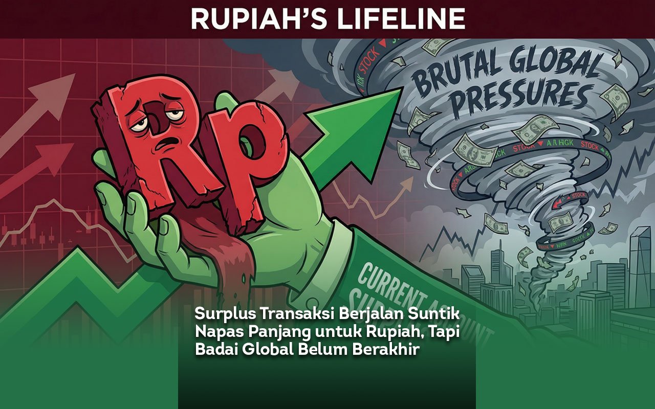 Surplus Transaksi Berjalan Suntik Napas Panjang untuk Rupiah, Tapi Badai Global Belum Berakhir
