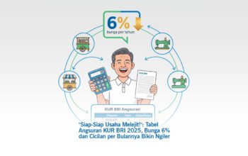 Tabel Angsuran KUR BRI 2025, Bunga 6% dan Cicilan per Bulannya Bikin Ngiler