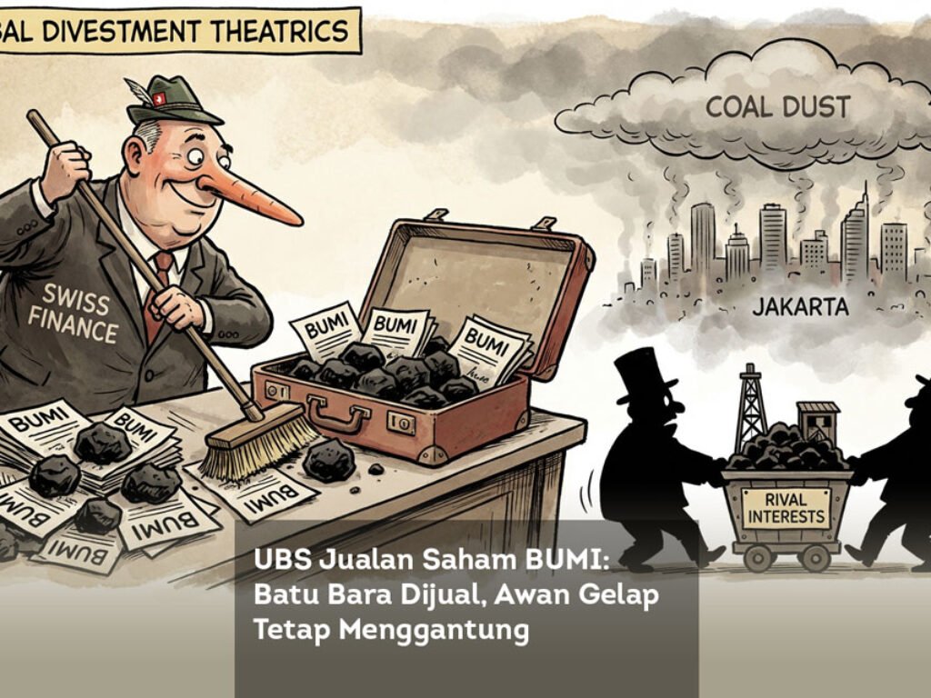 UBS Jualan Saham BUMI: Batu Bara Dijual, Awan Gelap Tetap Menggantung