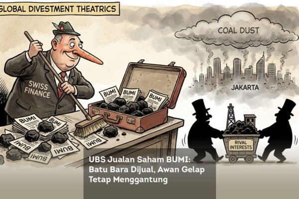UBS Jualan Saham BUMI: Batu Bara Dijual, Awan Gelap Tetap Menggantung