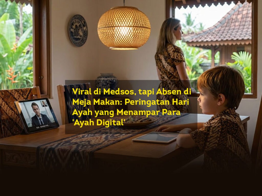 Viral di Medsos, tapi Absen di Meja Makan: Peringatan Hari Ayah yang Menampar Para ‘Ayah Digital’