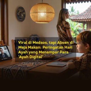 Viral di Medsos, tapi Absen di Meja Makan, Peringatan Hari Ayah yang Menampar Para Ayah Digital