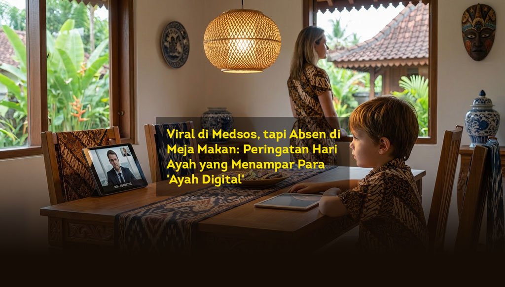Viral di Medsos, tapi Absen di Meja Makan, Peringatan Hari Ayah yang Menampar Para Ayah Digital