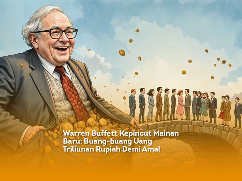 Warren Buffett Kepincut Mainan Baru: Buang-buang Uang Triliunan Rupiah Demi Amal