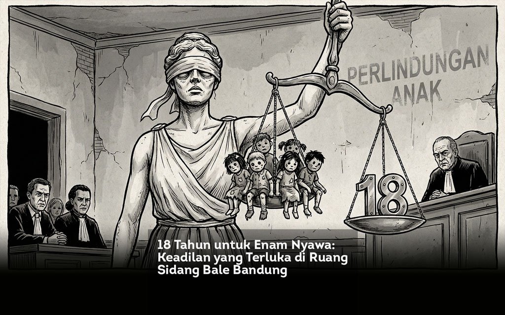 18 Tahun untuk Enam Nyawa. Keadilan yang Terluka di Ruang Sidang Bale Bandung locusonline featured image