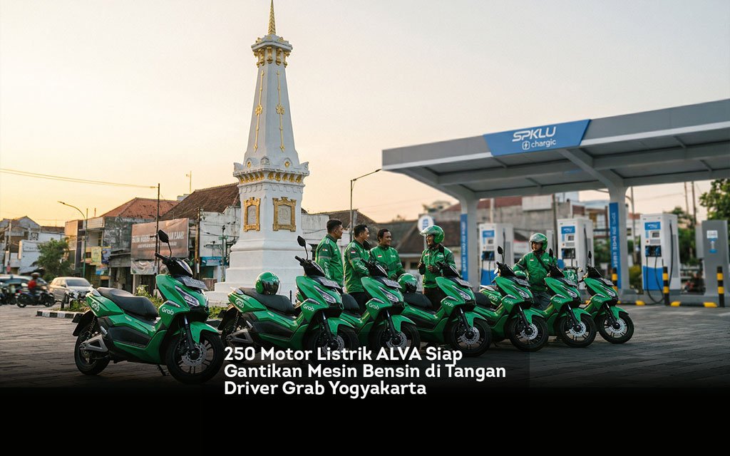 250 Motor Listrik ALVA Siap Gantikan Mesin Bensin di Tangan Driver Grab Yogyakarta locusonline featured image
