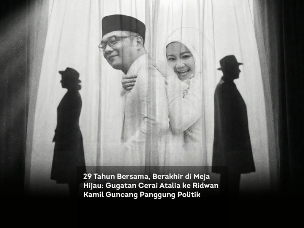 29 Tahun Bersama, Berakhir di Meja Hijau: Gugatan Cerai Atalia ke Ridwan Kamil Guncang Panggung Politik