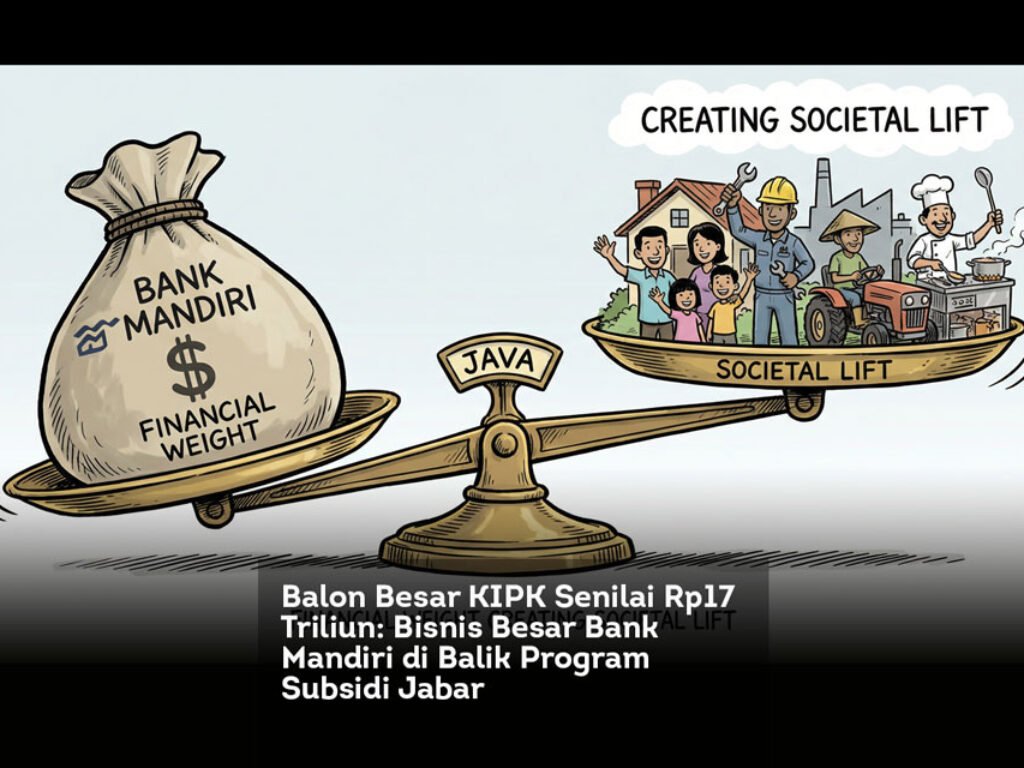 Balon Besar KIPK Senilai Rp17 Triliun: Bisnis Besar Bank Mandiri di Balik Program Subsidi Jabar