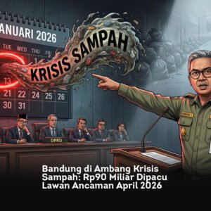 Bandung di Ambang Krisis Sampah, Rp90 Miliar Dipacu Lawan Ancaman April 2026