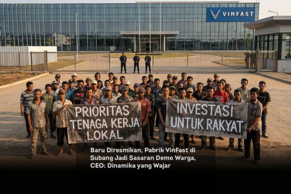 Baru Diresmikan, Pabrik VinFast di Subang Jadi Sasaran Demo Warga, CEO, Dinamika yang Wajar locusonline featured image