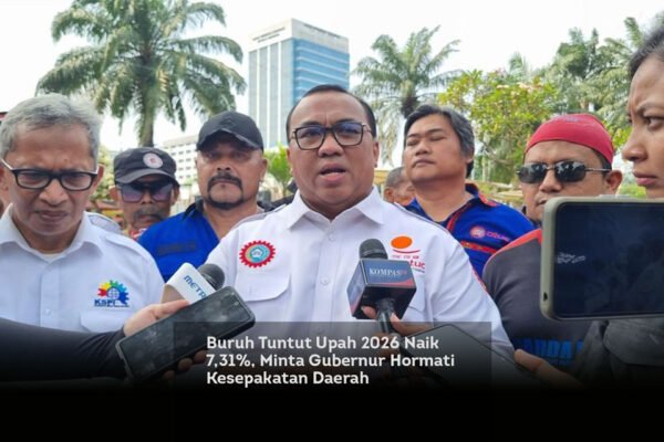 Buruh Tuntut Upah 2026 Naik 7,31%, Minta Gubernur Hormati Kesepakatan Daerah locusonline featured image