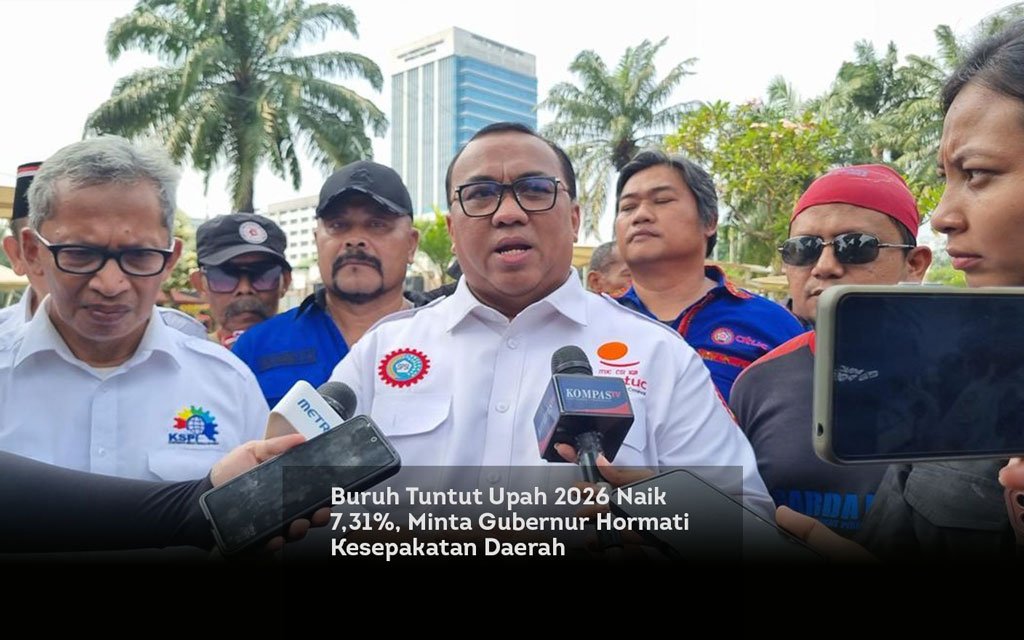 Buruh Tuntut Upah 2026 Naik 7,31%, Minta Gubernur Hormati Kesepakatan Daerah locusonline featured image