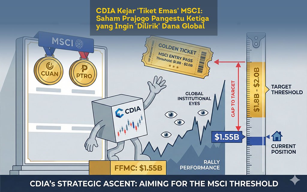 CDIA Kejar Tiket Emas MSCI, Saham Prajogo Pangestu Ketiga yang Ingin Dilirik Dana Global locusonline featured image