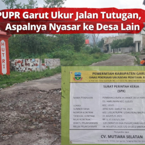 Kok Bisa PUPR Garut Salah Alamat: Jalan Tutugan Rusak, Aspal Mendarat di Ciburial