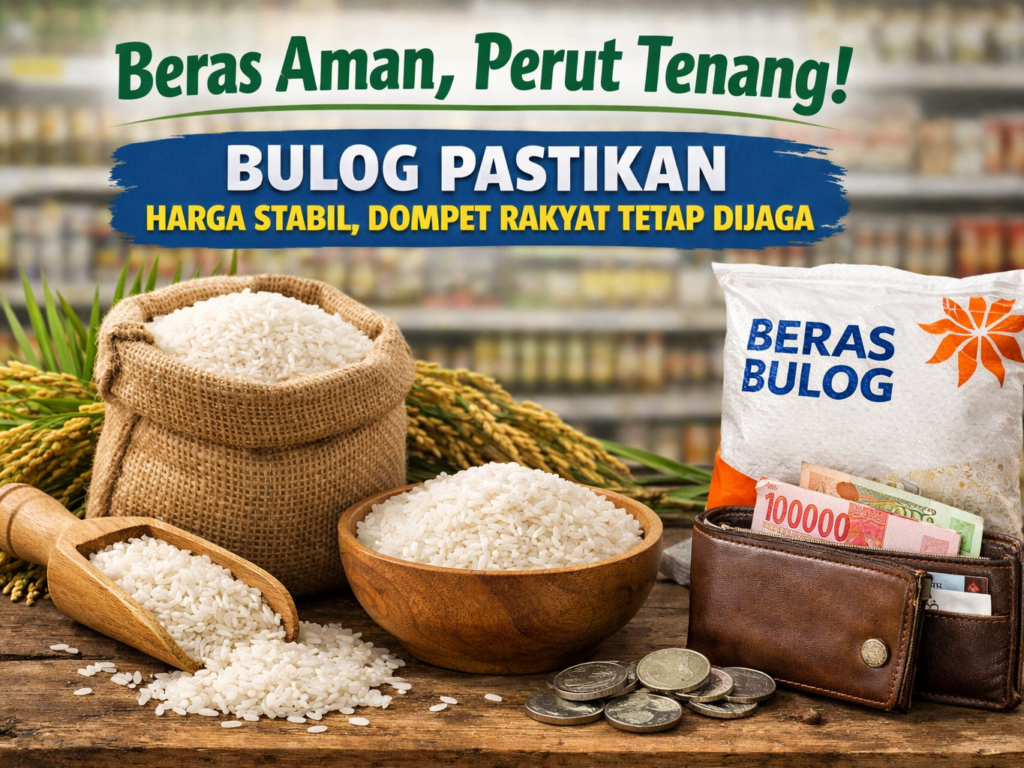 Beras Aman, Perut Tenang? Bulog Pastikan Harga Stabil, Dompet Rakyat Tetap Diuji
