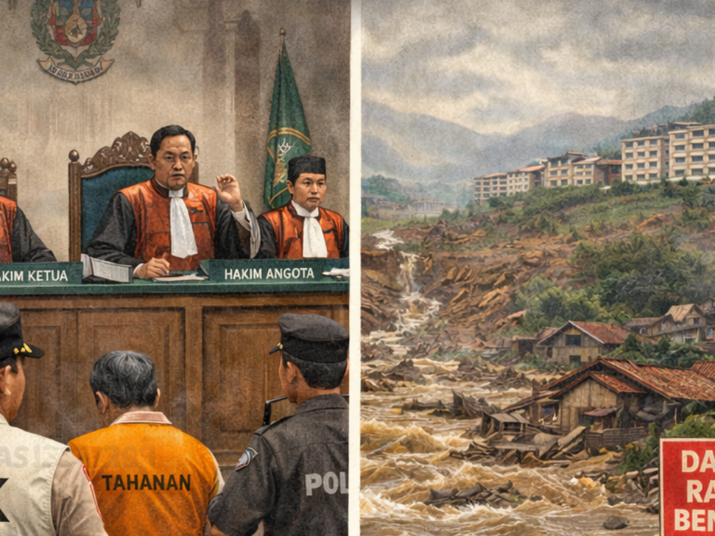 Dari Morowali ke Garut: Di Sana Perusahaan Dihukum Di Sini Polres Garut Masih Mengatur Nafas, Lingkungan Rusak, Hukum Jalan Santai