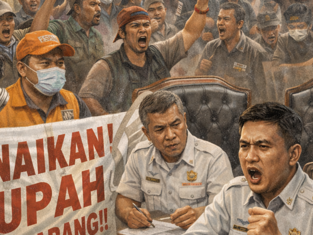 UMSK Direvisi Usai Gedung Sate Didatangi Buruh, Upah Baru Diperhatikan Setelah Suara Meninggi