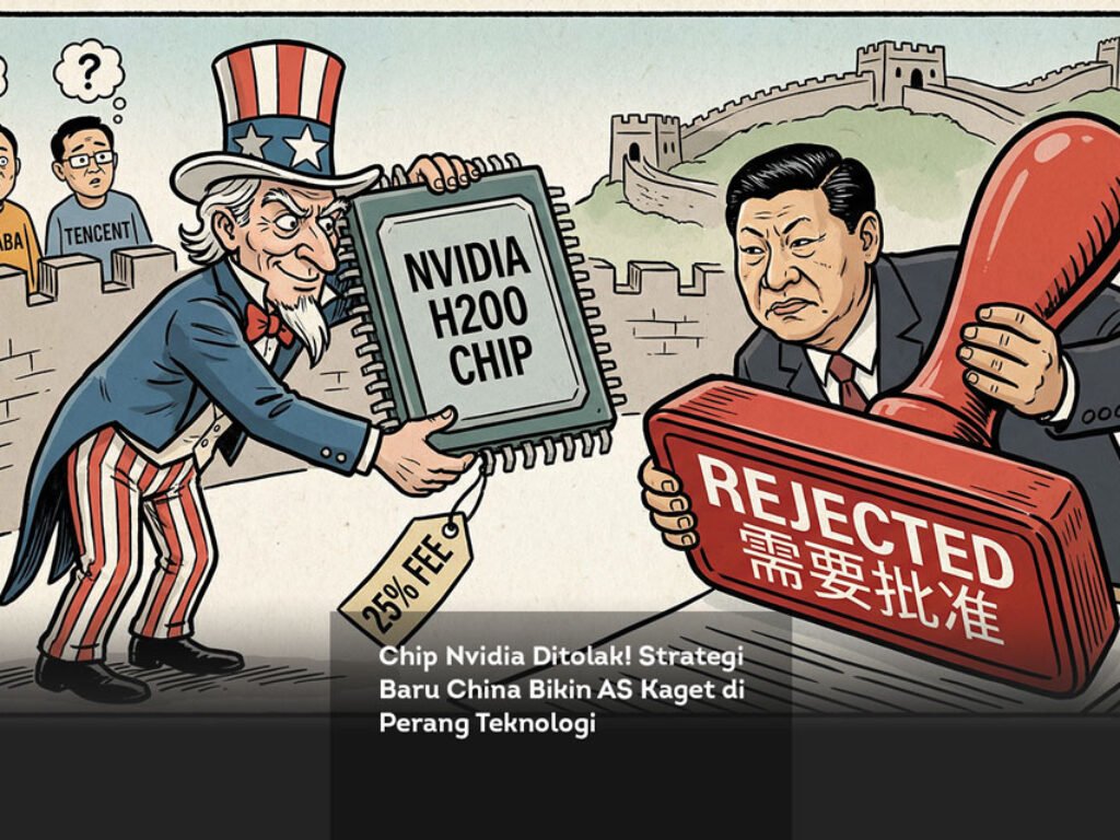 Chip Nvidia Ditolak! Strategi Baru China Bikin AS Kaget di Perang Teknologi