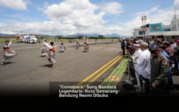 Comeback Sang Bandara Legendaris. Rute Semarang Bandung Resmi Dibuka locusonline featured image
