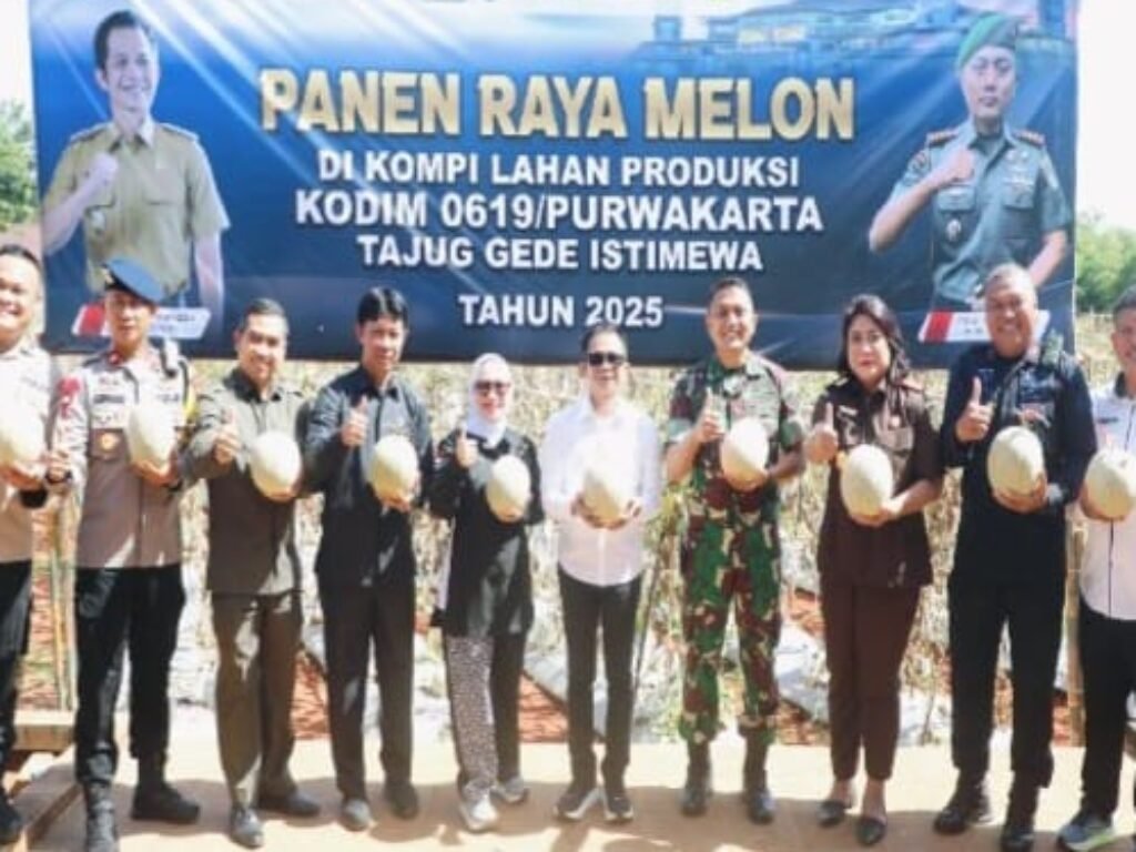 Panen Melon Sambil Ngopi, Purwakarta Bidik Jadi Lumbung Hortikultura