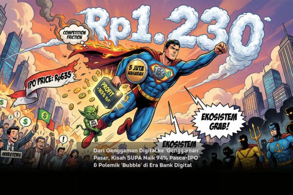 Dari Genggaman Digital ke 'Genggaman' Pasar, Kisah SUPA Naik 94% Pasca IPO & Polemik 'Bubble' di Era Bank Digital locusonline featured image