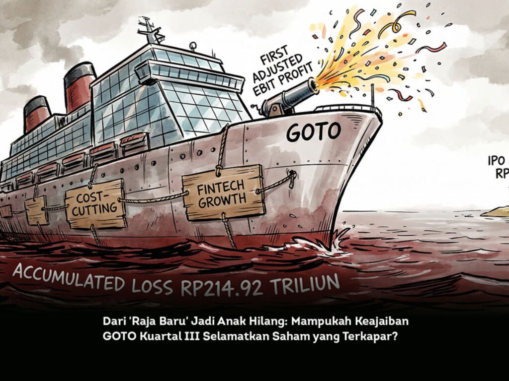 Dari ‘Raja Baru’ Jadi Anak Hilang: Mampukah Keajaiban GOTO Kuartal III Selamatkan Saham yang Terkapar?