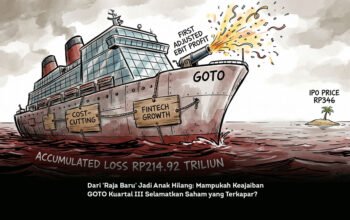 Dari 'Raja Baru' Jadi Anak Hilang. Mampukah Keajaiban GOTO Kuartal III Selamatkan Saham yang Terkapar locusonline featured image