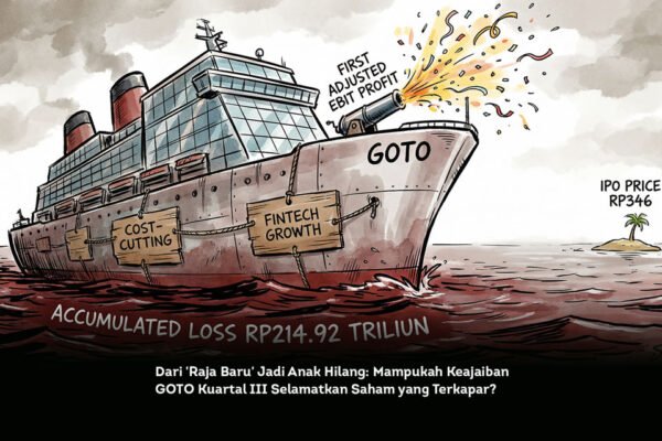 Dari 'Raja Baru' Jadi Anak Hilang. Mampukah Keajaiban GOTO Kuartal III Selamatkan Saham yang Terkapar locusonline featured image