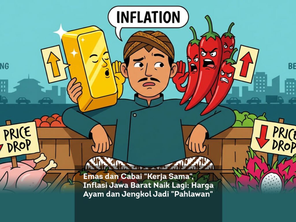 Emas dan Cabai “Kerja Sama”, Inflasi Jawa Barat Naik Lagi: Harga Ayam dan Jengkol Jadi “Pahlawan”