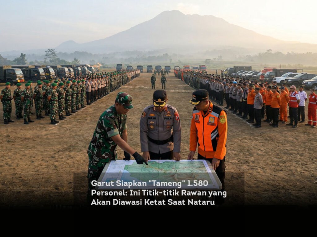 Garut Siapkan “Tameng” 1.580 Personel: Ini Titik-titik Rawan yang Akan Diawasi Ketat Saat Nataru