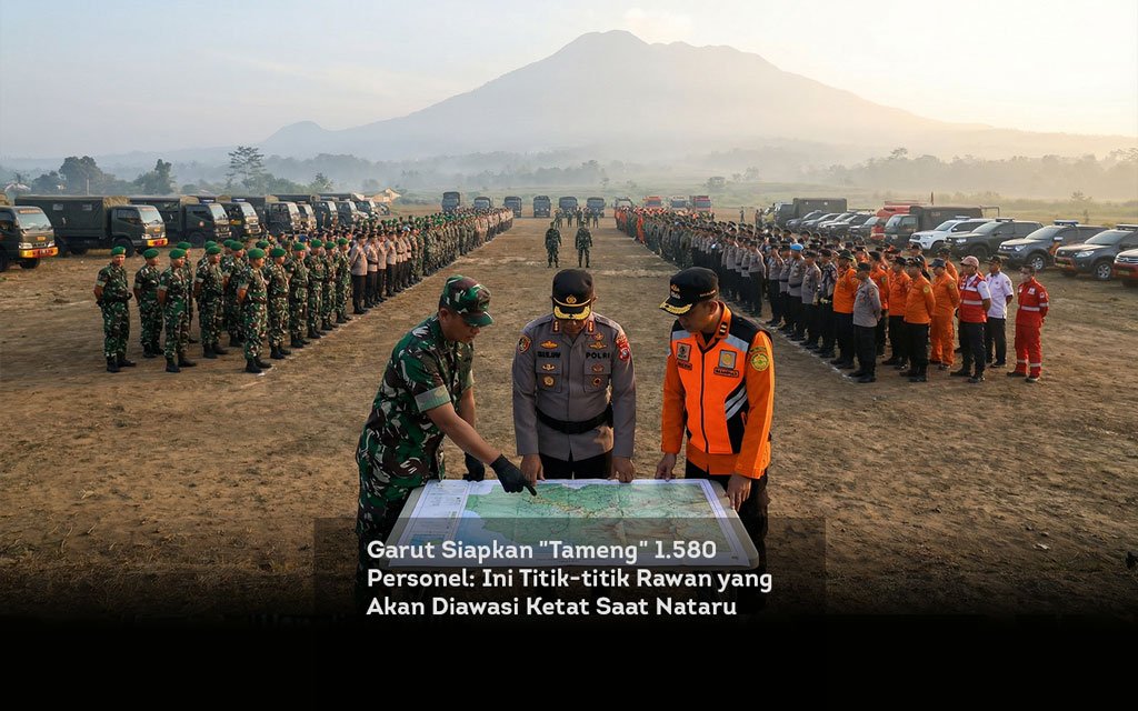 Garut Siapkan Tameng 1.580 Personel Ini Titik titik Rawan yang Akan Diawasi Ketat Saat Nataru locusonline featured image