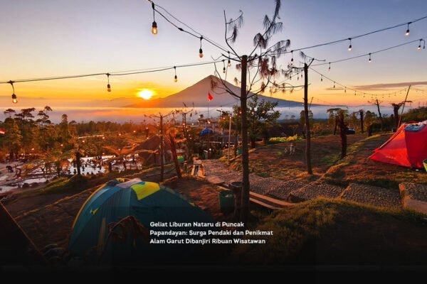 Geliat Liburan Nataru di Puncak Papandayan: Surga Pendaki dan Penikmat Alam Garut Dibanjiri Ribuan Wisatawan