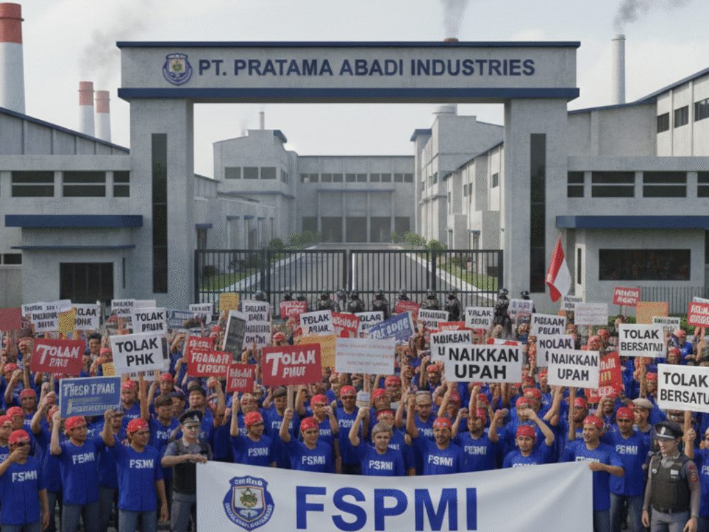 Garut Jadi Arena Lawan Union Busting PT Pratama Abadi Industri
