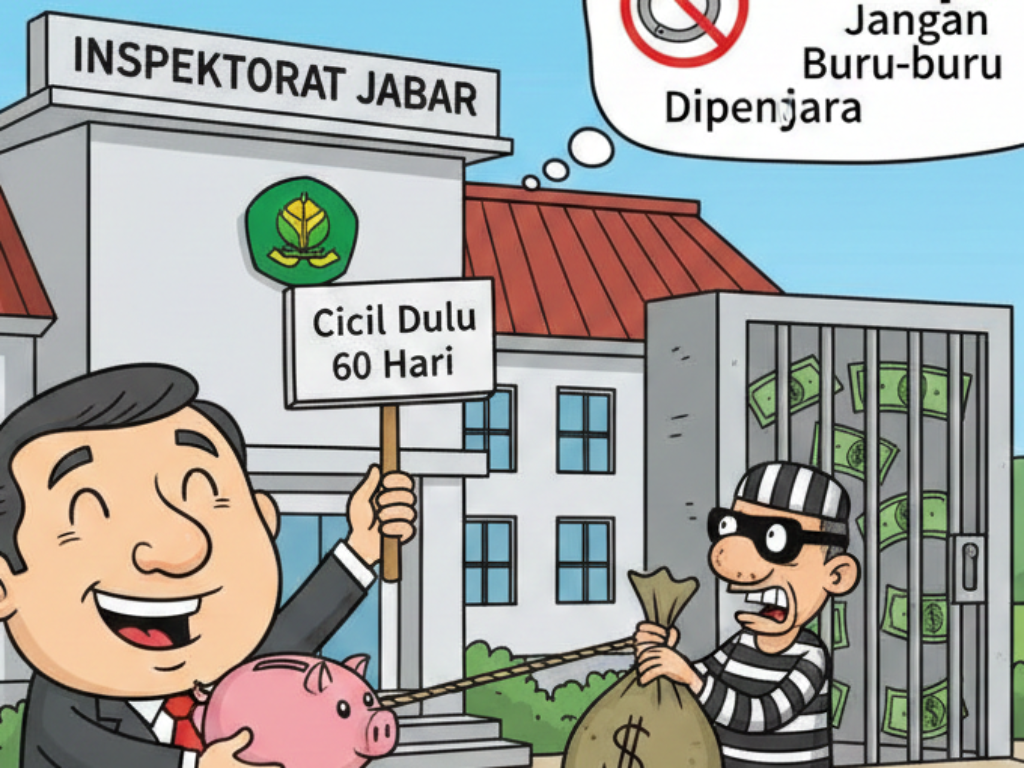 Inspektorat Jabar: Korupsi Jangan Buru-buru Dipenjara, Dicicil Dulu 60 Hari