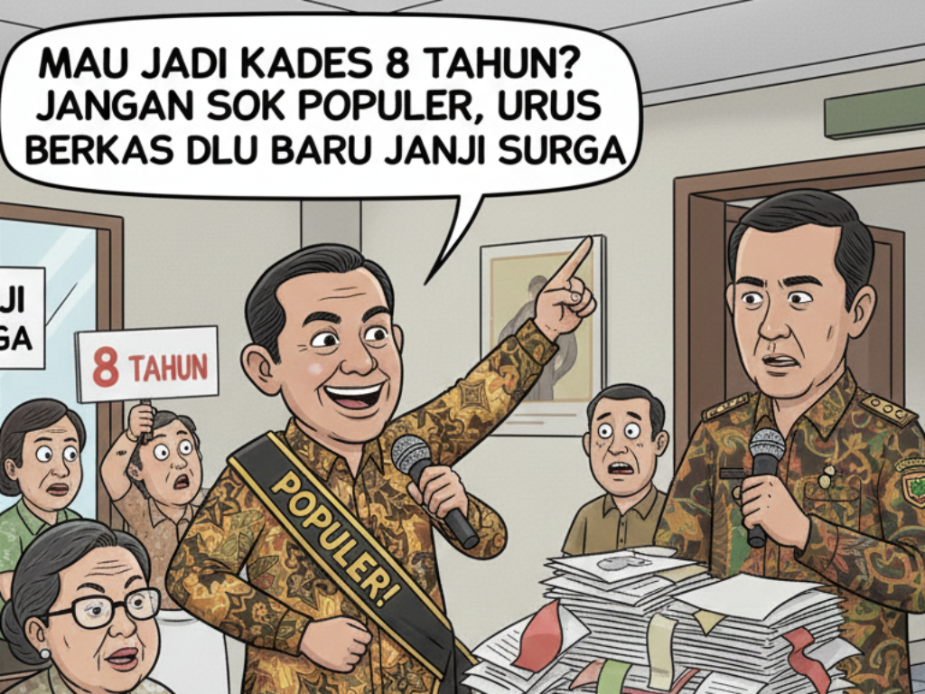 Mau Jadi Kades 8 Tahun? Jangan Sok Populer, Urus Berkas Dulu Baru Janji Surga