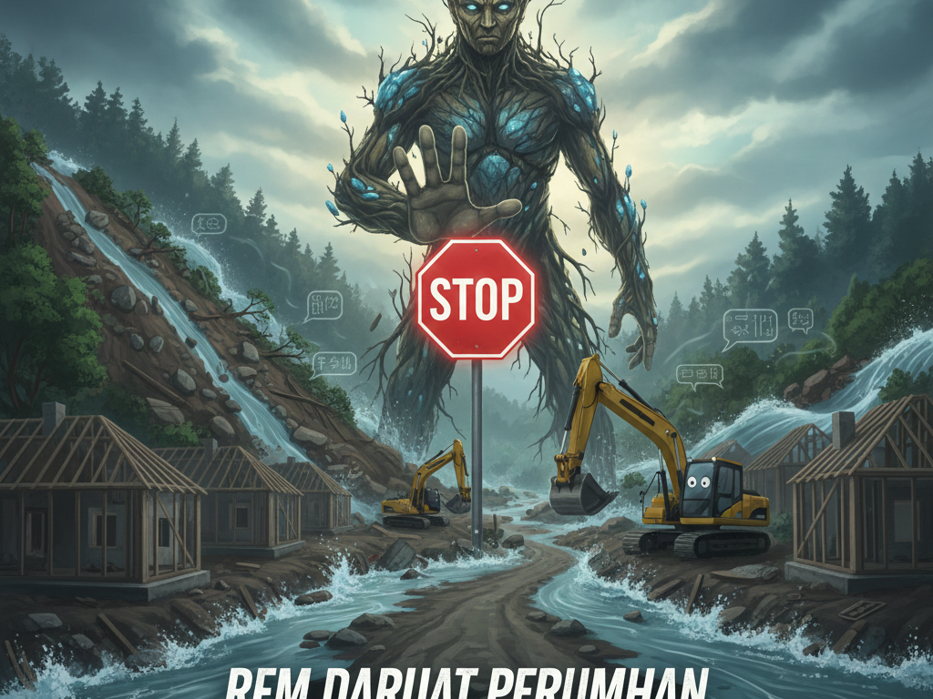Editorial Locusonline: Rem Darurat Perumahan Saat Alam Akhirnya Dikasih Hak Bicara