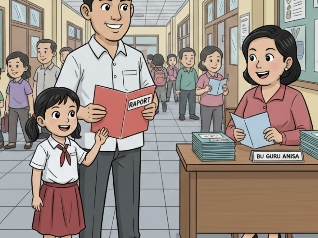 Negara Turun Tangan Panggil Ayah, Rapor Anak Jangan Cuma Diwakilkan Grup WhatsApp