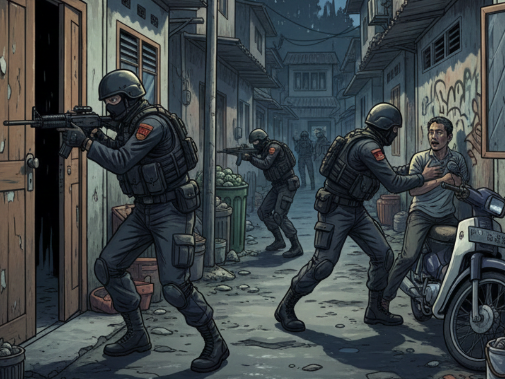 Rumah Digerebek, Anak Disorot: Radikalisme Masuk Gang Perumahan Garut