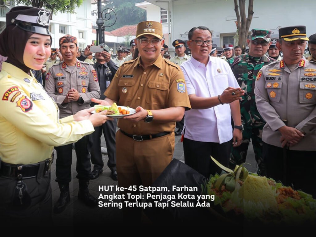 HUT ke-45 Satpam, Farhan Angkat Topi: Penjaga Kota yang Sering Terlupa Tapi Selalu Ada