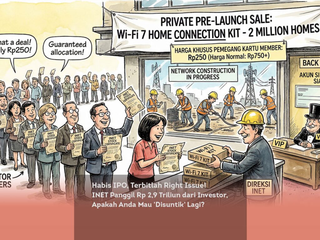 Habis IPO, Terbitlah Right Issue! INET Panggil Rp 2,9 Triliun dari Investor, Apakah Anda Mau ‘Disuntik’ Lagi?