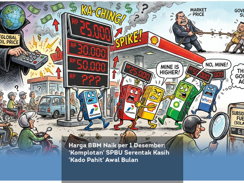 Harga BBM Naik per 1 Desember: ‘Komplotan’ SPBU Kompak Kasih ‘Kado Pahit’ Awal Bulan