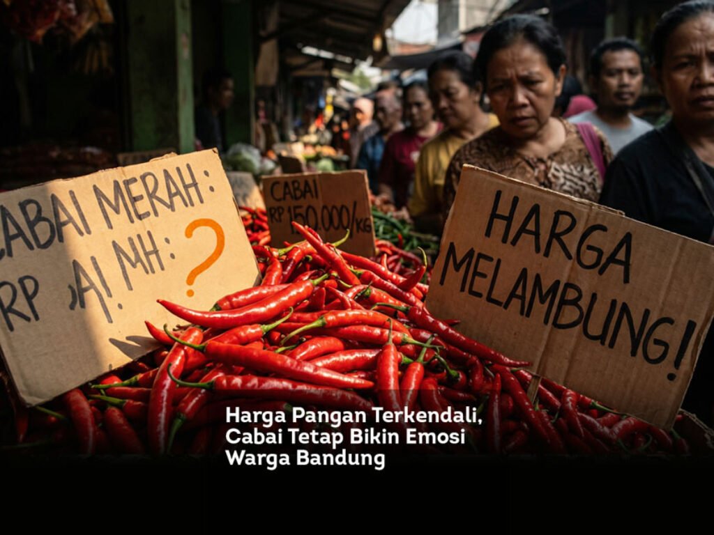 Harga Pangan Terkendali, Cabai Tetap Bikin Emosi Warga Bandung