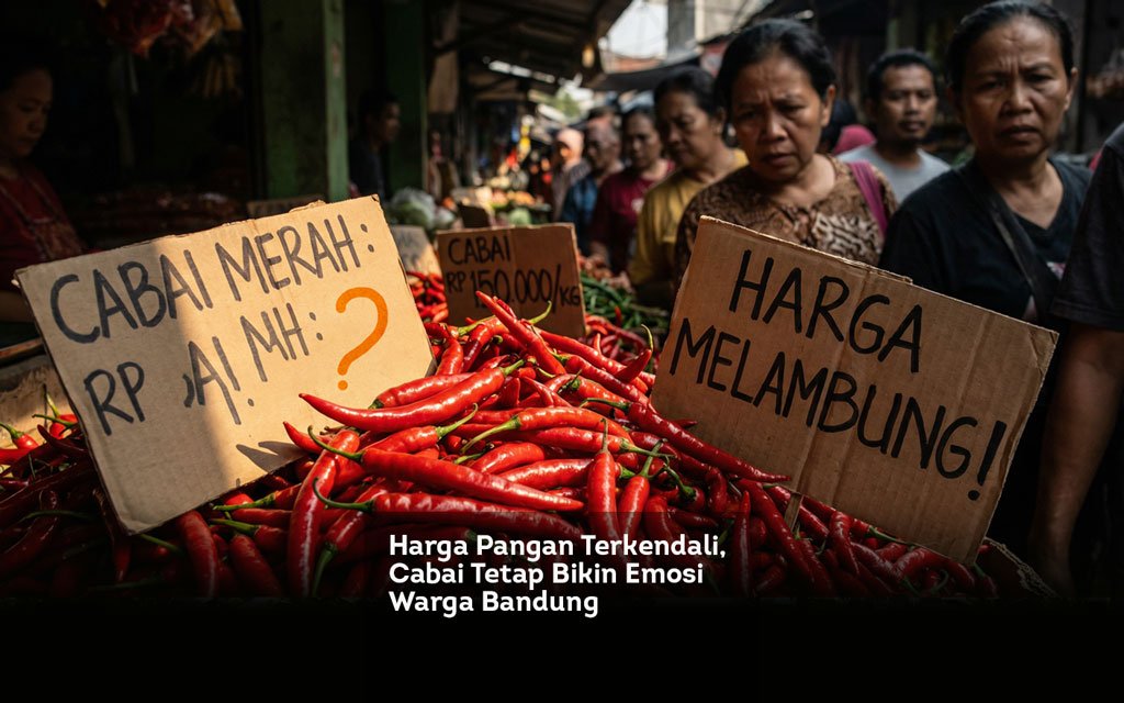 Harga Pangan Terkendali, Cabai Tetap Bikin Emosi Warga Bandung locusonline featured image