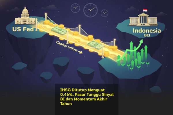 IHSG Ditutup Menguat 0,46%, Pasar Tunggu Sinyal BI dan Momentum Akhir Tahun locusonline featured image